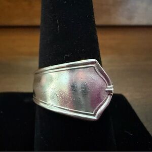 Silver Plated Spoon Ring